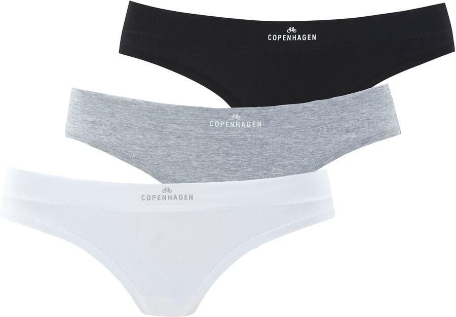 Copenhagen Studios String Met logoprint bij de band van zachte bio-katoenkwaliteit (Set van 3) - Foto 5