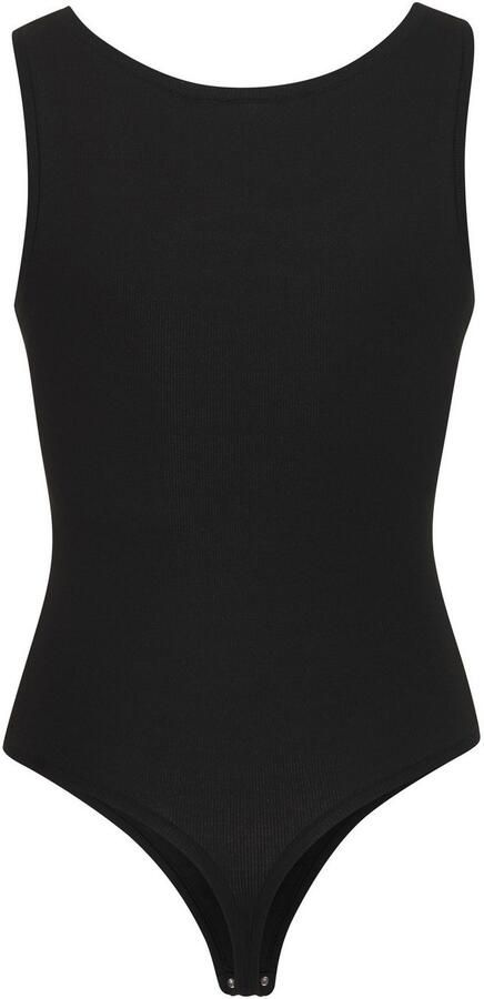 Copenhagen Studios Stringbody Met hoogwaardige logoborduring van geribde bio-katoenkwaliteit - Foto 5