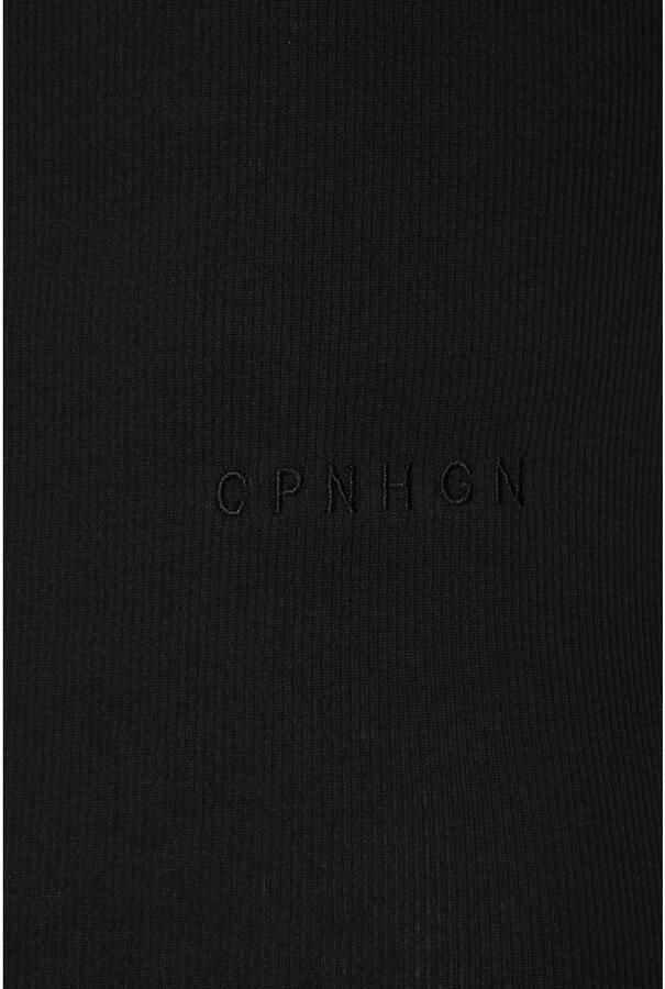 Copenhagen Studios Stringbody Met hoogwaardige logoborduring van geribde bio-katoenkwaliteit