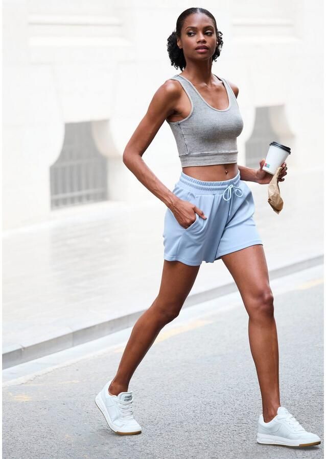 Copenhagen Studios Sweatshort uit hoogwaardige materiaal - Foto 3