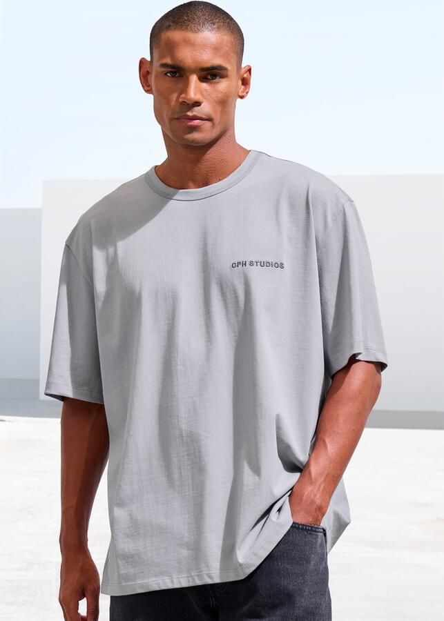 Copenhagen Studios T-shirt Met hoogwaardige logoborduring loose-fit oversized shirt van zware biologische katoenkwaliteit - Foto 5