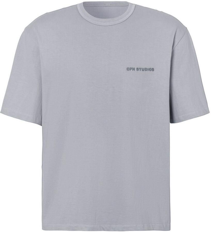 Copenhagen Studios T-shirt Met hoogwaardige logoborduring loose-fit oversized shirt van zware biologische katoenkwaliteit