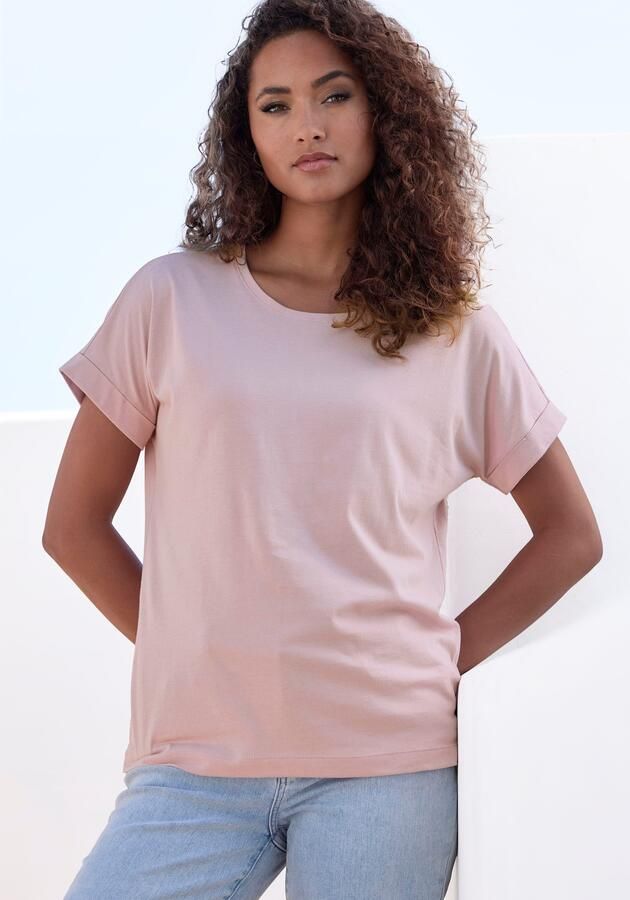 Copenhagen Studios T-shirt Met subtiele logoprint achteraan van zachte jersey kwaliteit met biologische katoen - Foto 6