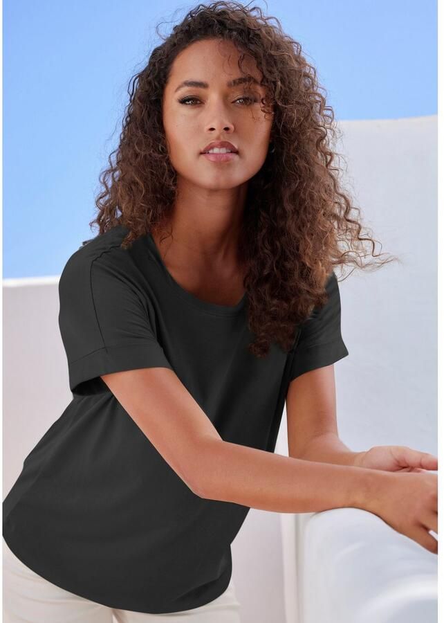 Copenhagen Studios T-shirt Met subtiele logoprint achteraan van zachte jersey kwaliteit met biologische katoen - Foto 4