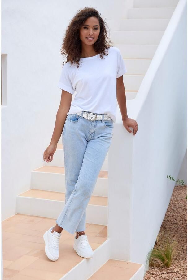 Copenhagen Studios T-shirt Met subtiele logoprint achteraan van zachte jersey kwaliteit met biologische katoen - Foto 5