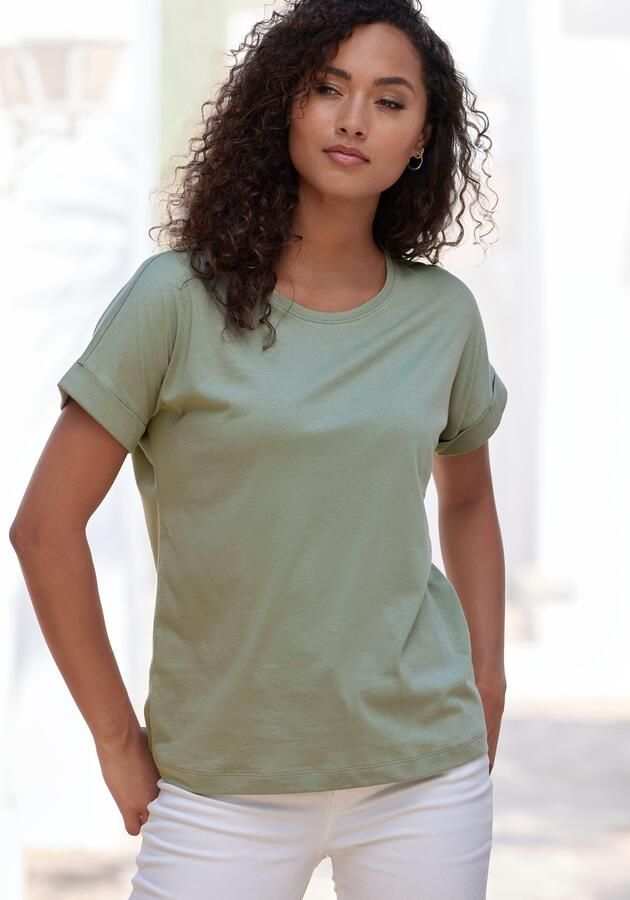 Copenhagen Studios T-shirt Met subtiele logoprint achteraan van zachte jersey kwaliteit met biologische katoen - Foto 5