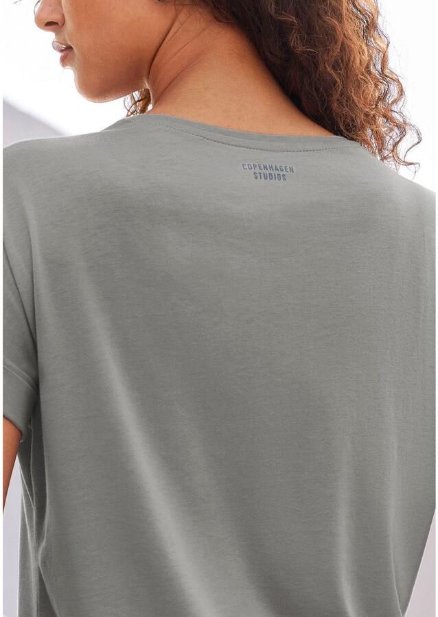 Copenhagen Studios T-shirt Met subtiele logoprint achteraan van zachte jersey kwaliteit met biologische katoen - Foto 2