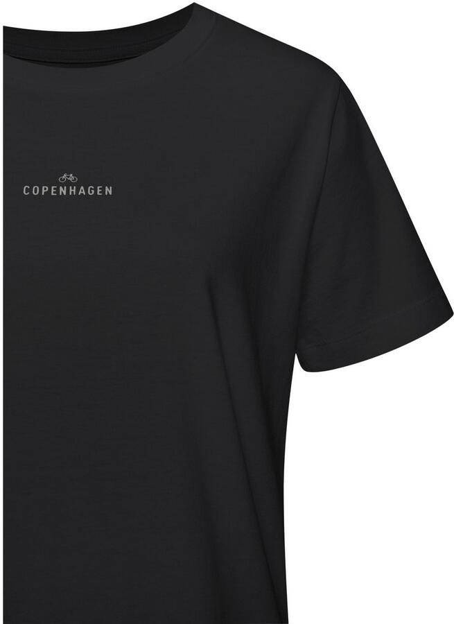 Copenhagen Studios T-shirt Met subtiele logoprint vooraan van zachte jersey kwaliteit met biologische katoen