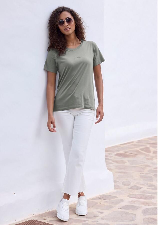 Copenhagen Studios T-shirt Met subtiele logoprint vooraan van zachte jersey kwaliteit met biologische katoen - Foto 4