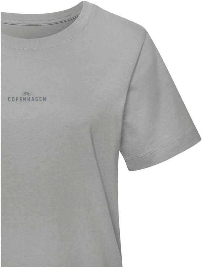 Copenhagen Studios T-shirt Met subtiele logoprint vooraan van zachte jersey kwaliteit met biologische katoen - Foto 2