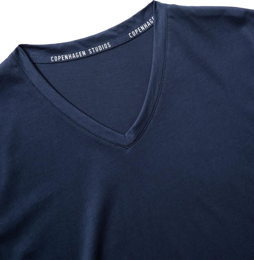 Copenhagen Studios T-shirt Ondersteekshirt van hoogwaardige bio-katoen (Set van 3)