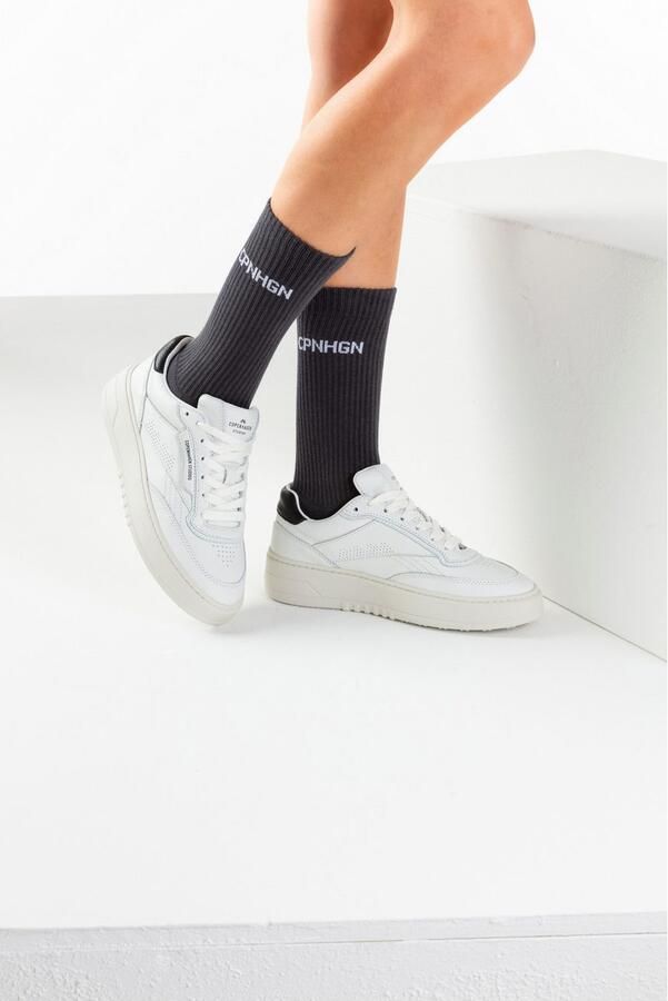 Copenhagen Studios Tennissokken met badstof halve voet (set 3 paar) - Foto 5