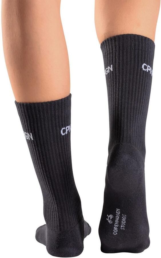 Copenhagen Studios Tennissokken met badstof halve voet (set 3 paar) - Foto 6