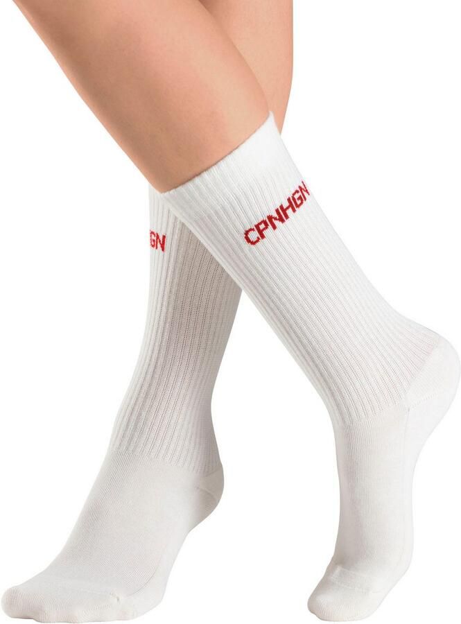 Copenhagen Studios Tennissokken met badstof halve voet (set 3 paar)