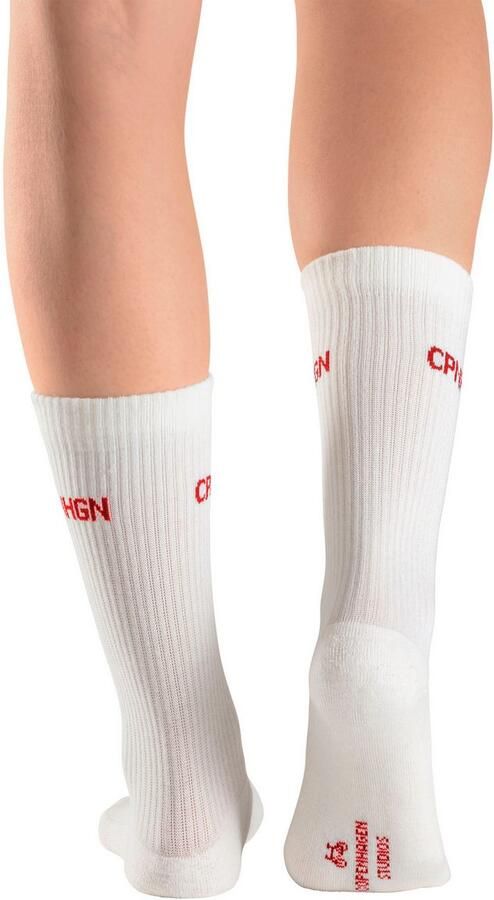 Copenhagen Studios Tennissokken met badstof halve voet (set 3 paar) - Foto 3