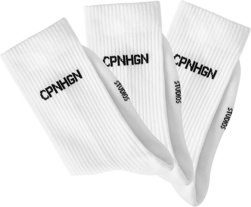 Copenhagen Studios Tennissokken met badstof halve voet (set 3 paar) - Foto 5
