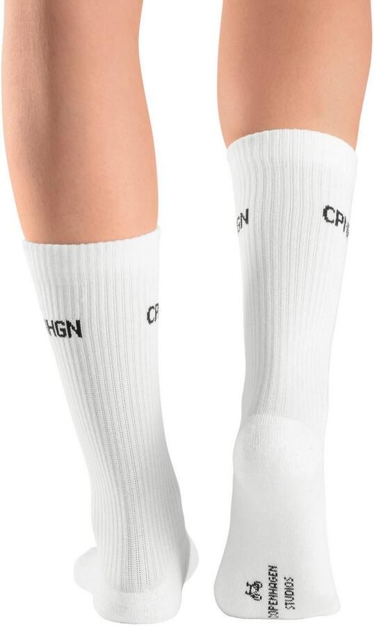 Copenhagen Studios Tennissokken met badstof halve voet (set 3 paar) - Foto 6