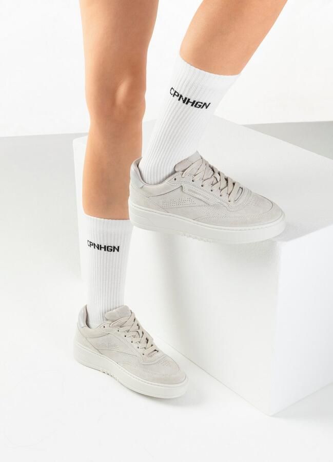 Copenhagen Studios Tennissokken met badstof halve voet (set 3 paar) - Foto 3