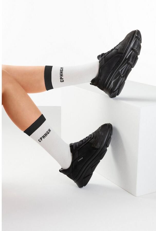 Copenhagen Studios Tennissokken met contrastkleurige band (set 2 paar) - Foto 4