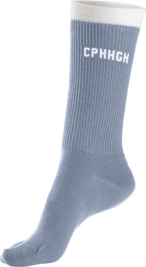 Copenhagen Studios Tennissokken met contrastkleurige band (set 2 paar) - Foto 9