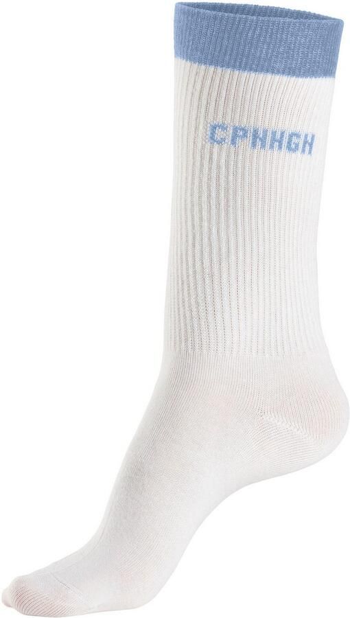 Copenhagen Studios Tennissokken met contrastkleurige band (set 2 paar) - Foto 7