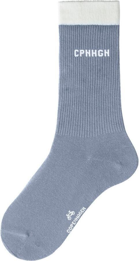 Copenhagen Studios Tennissokken met contrastkleurige band (set 2 paar) - Foto 10