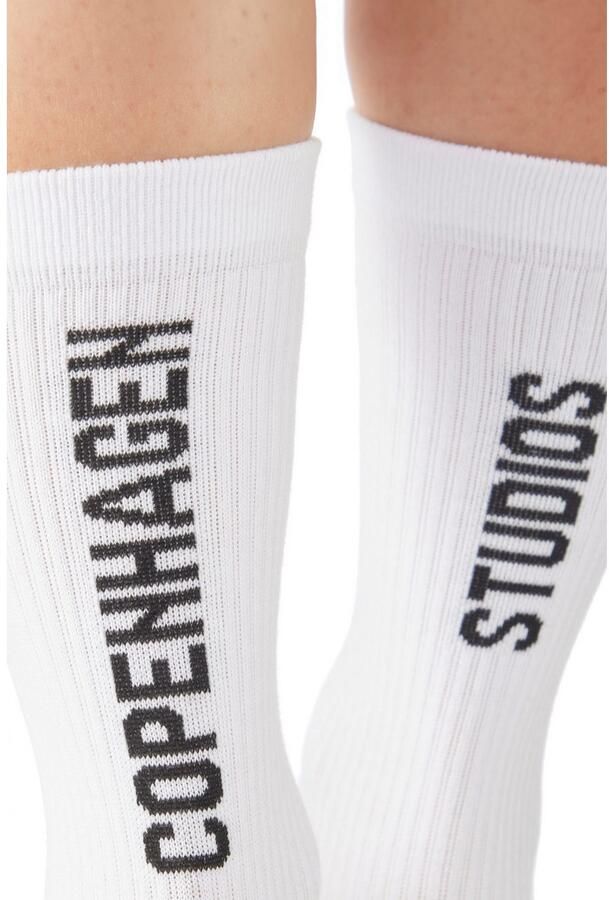 Copenhagen Studios Tennissokken met grote letters (set 3 paar) - Foto 3