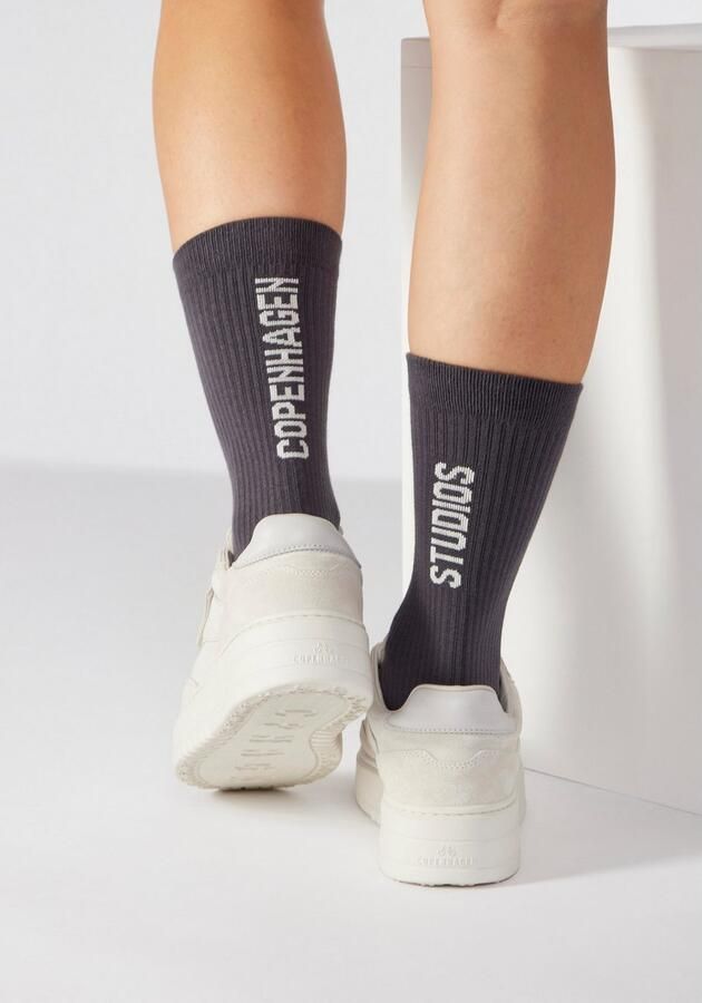 Copenhagen Studios Tennissokken met grote letters (set 3 paar) - Foto 8