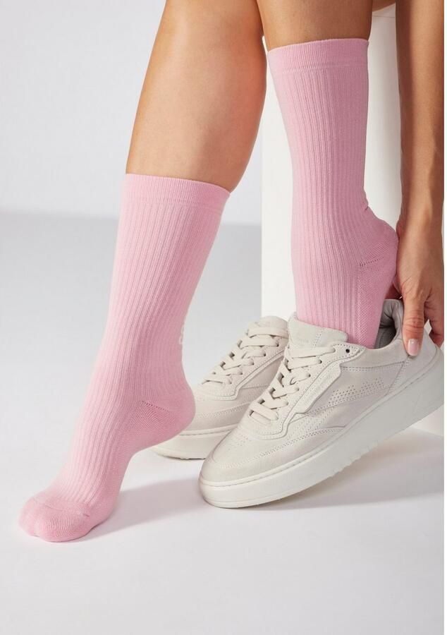 Copenhagen Studios Tennissokken met grote letters (set 3 paar) - Foto 3