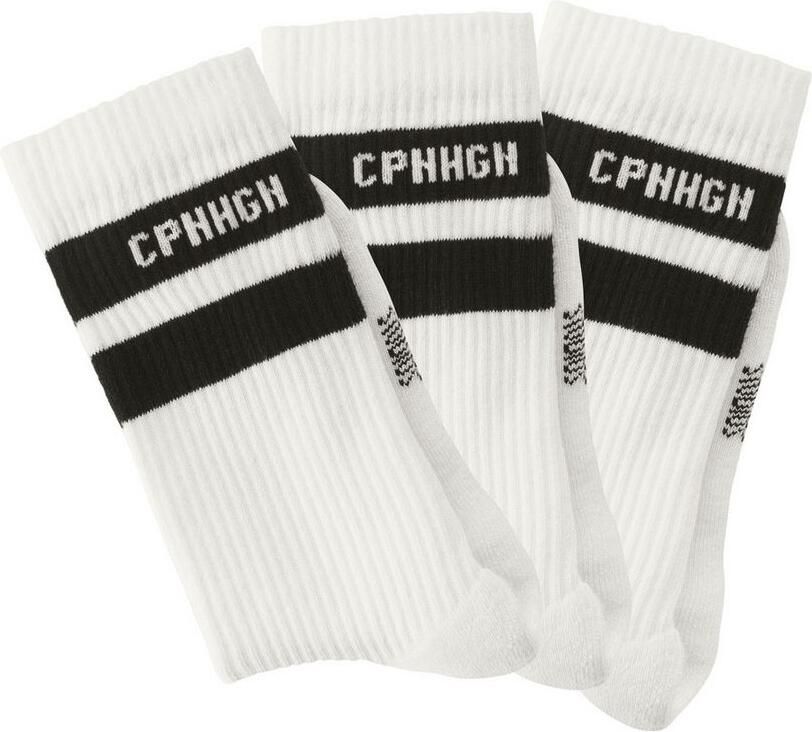 Copenhagen Studios Tennissokken met strepenpatroon en volle frotté (set 3 paar) - Foto 3