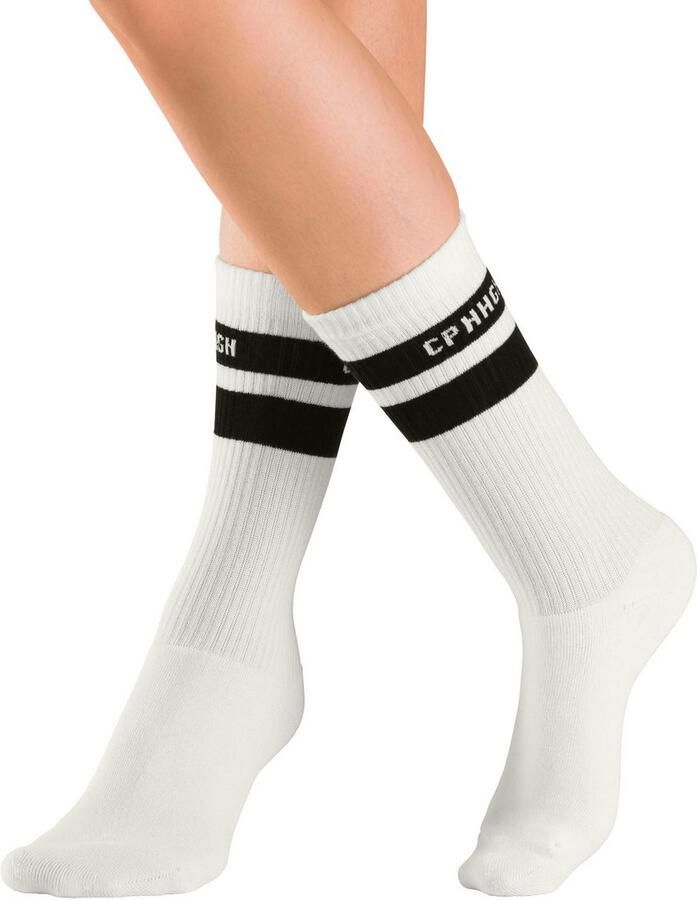 Copenhagen Studios Tennissokken met strepenpatroon en volle frotté (set 3 paar) - Foto 2