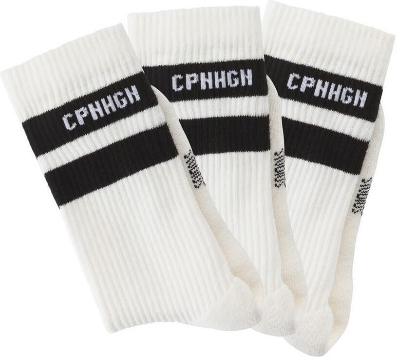 Copenhagen Studios Tennissokken met strepenpatroon en volle frotté (set 3 paar) - Foto 3