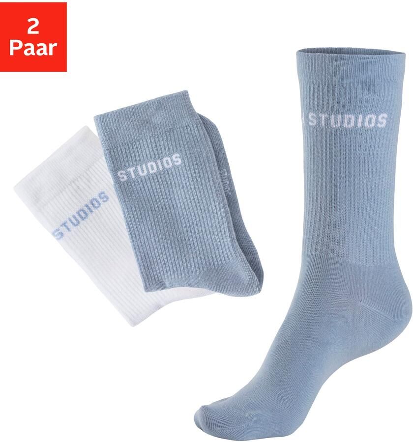 Copenhagen Studios Tennissokken zonder frotté (set 2 paar) - Foto 14