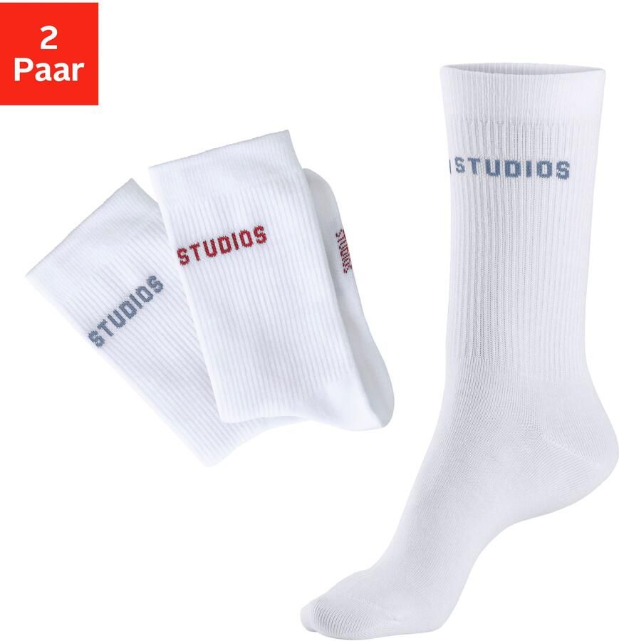 Copenhagen Studios Tennissokken zonder frotté (set 2 paar) - Foto 10