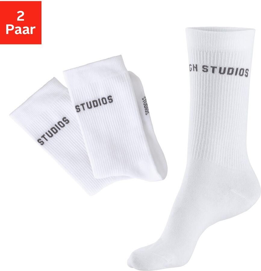 Copenhagen Studios Tennissokken zonder frotté (set 2 paar) - Foto 5