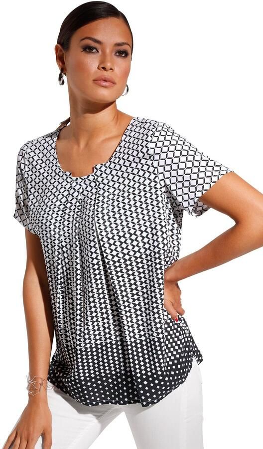 Creation L Blouse met korte mouwen