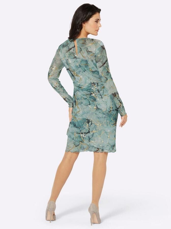 Creation L Gedessineerde jurk Mesh-jurk - Foto 2