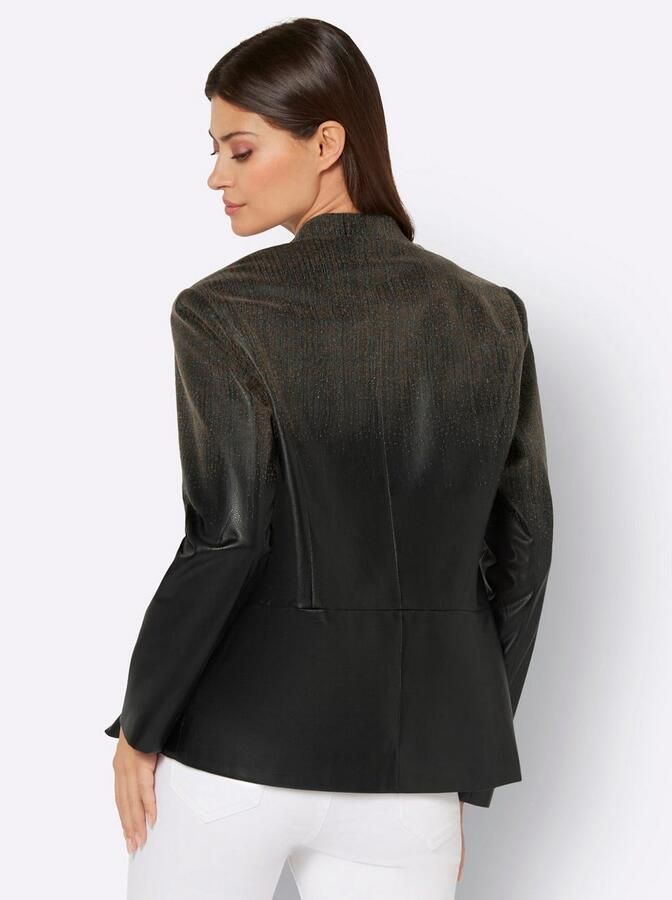 Creation L Jasje Imitatieleren blazer - Foto 2