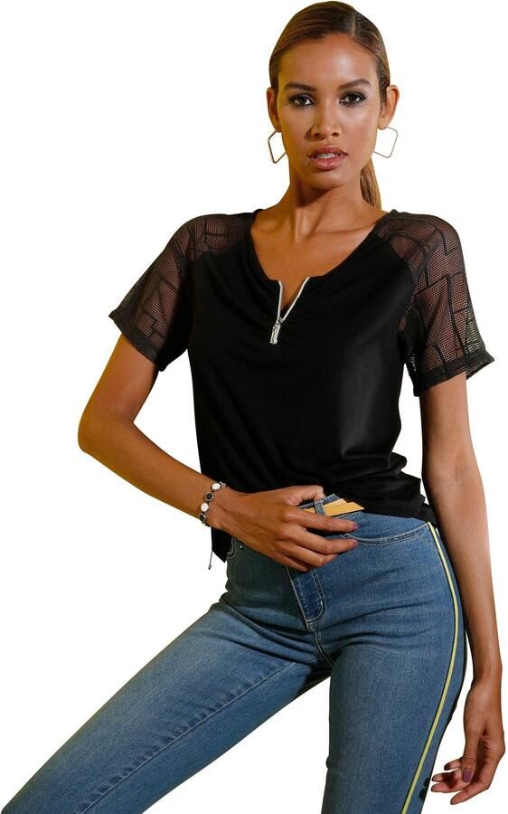 Creation L Kanten Shirt (1-delig) - Foto 4