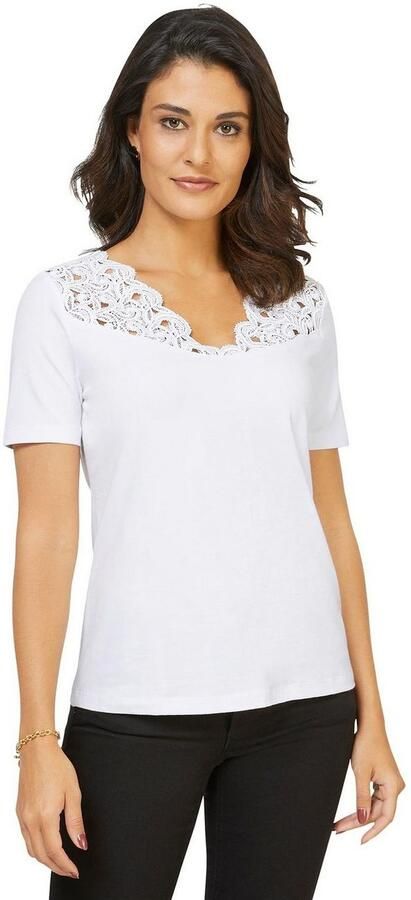 Creation L Kanten shirt Modal-katoenen shirt (1-delig) - Foto 3