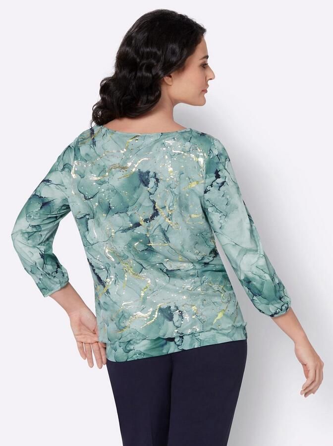 Creation L Shirt met 3 4 mouwen Mesh-shirt (1-delig) - Foto 2