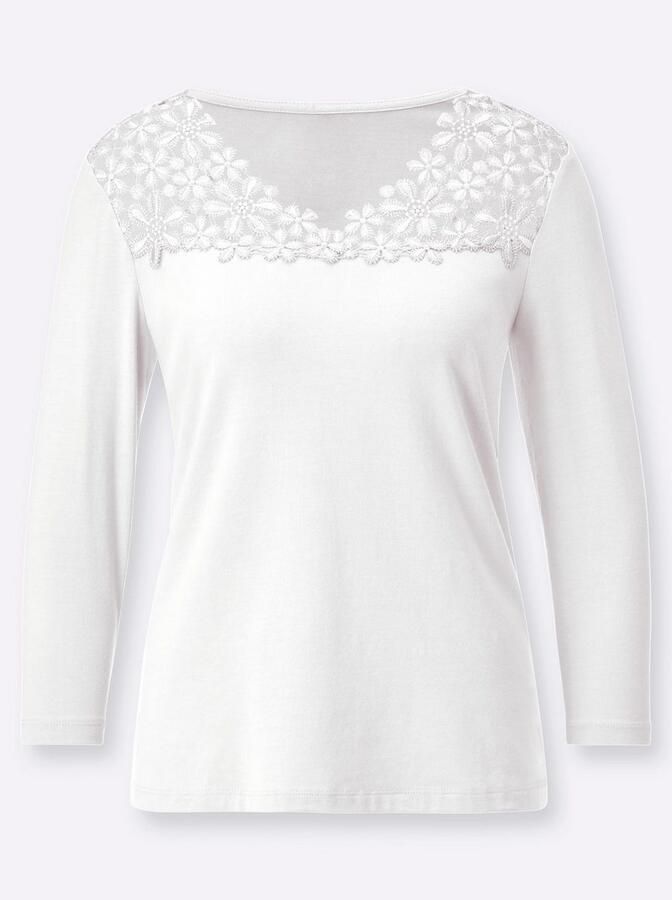 Creation L Shirt met 3 4 mouwen Modal-mix-shirt (1-delig) - Foto 3