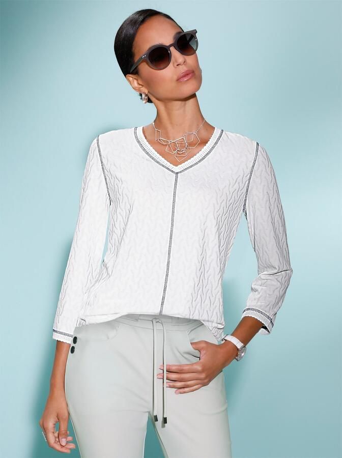 Creation L Shirt met 3 4 mouwen Shirt (1-delig) - Foto 5