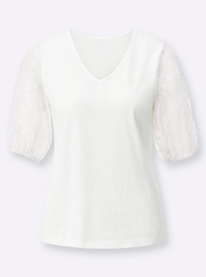 Creation L Shirt met korte mouwen Modal-mix-shirt (1-delig) - Foto 3