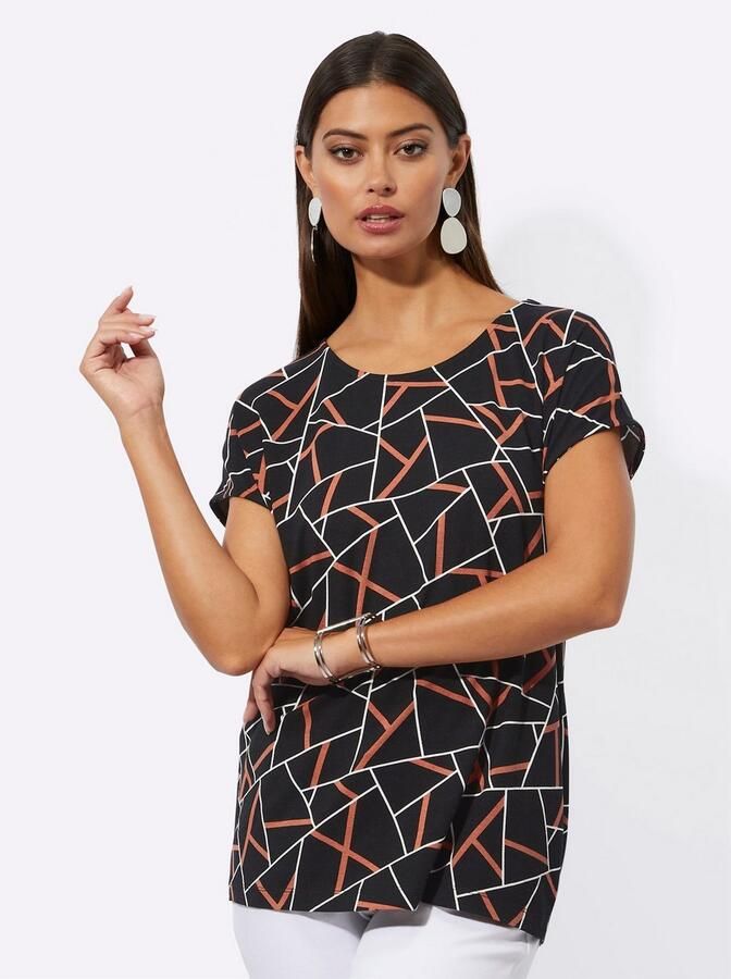 Creation L Shirt met print Gedessineerd shirt (1-delig)