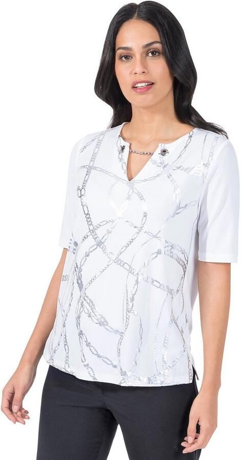 Creation L Shirt met print Shirt (1-delig)