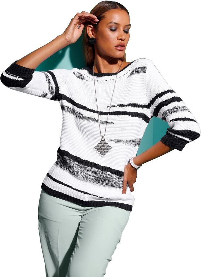 Creation L Trui met 3 4 mouwen Trui - Foto 3