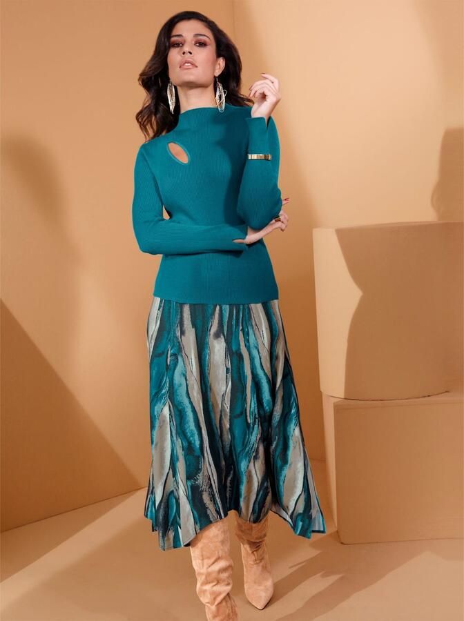 Creation L Trui met staande kraag Trui - Foto 4