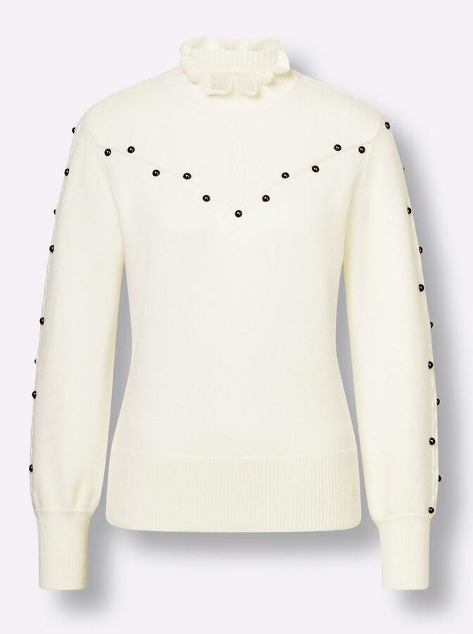 CREATION L PREMIUM Gebreide trui Modal-polyamide trui - Foto 3