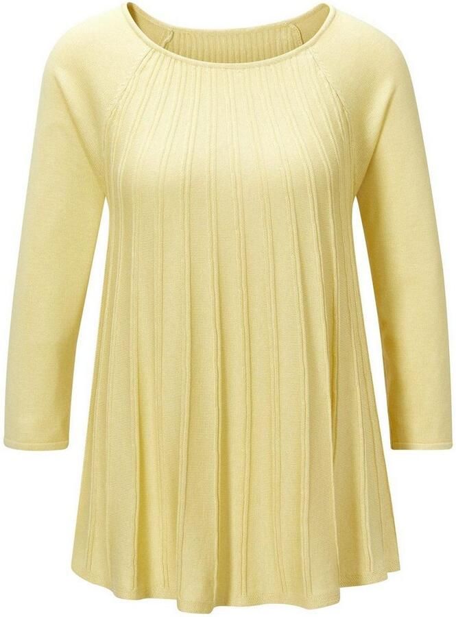 CREATION L PREMIUM Gebreide Trui van zijde en kasjmier